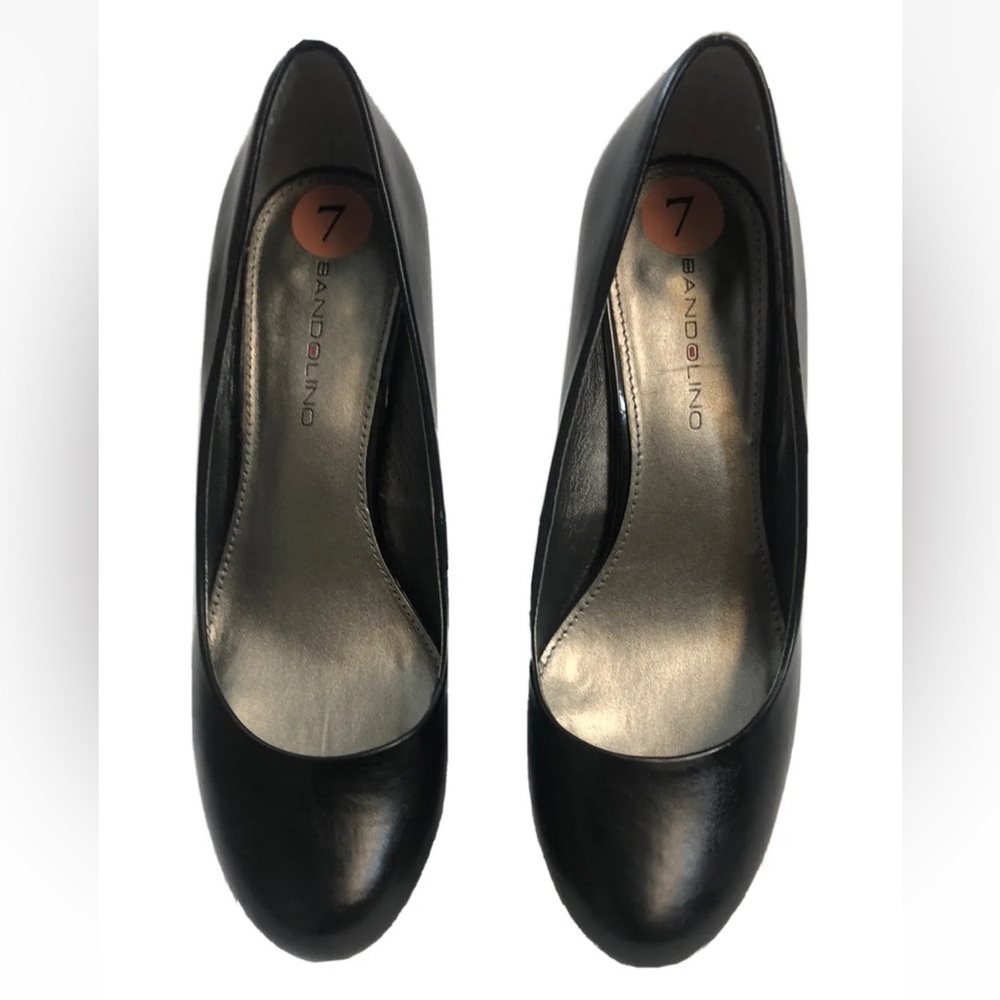 Women’s Bandolino Black Platform Pumps Heels Size 7